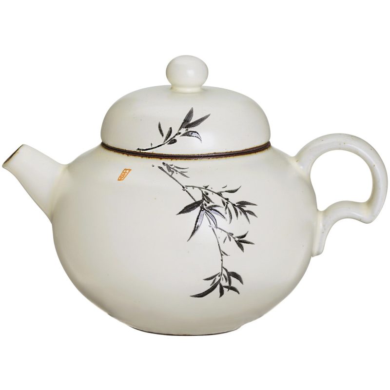 Art Yellow Glaze Teapot (230ml)